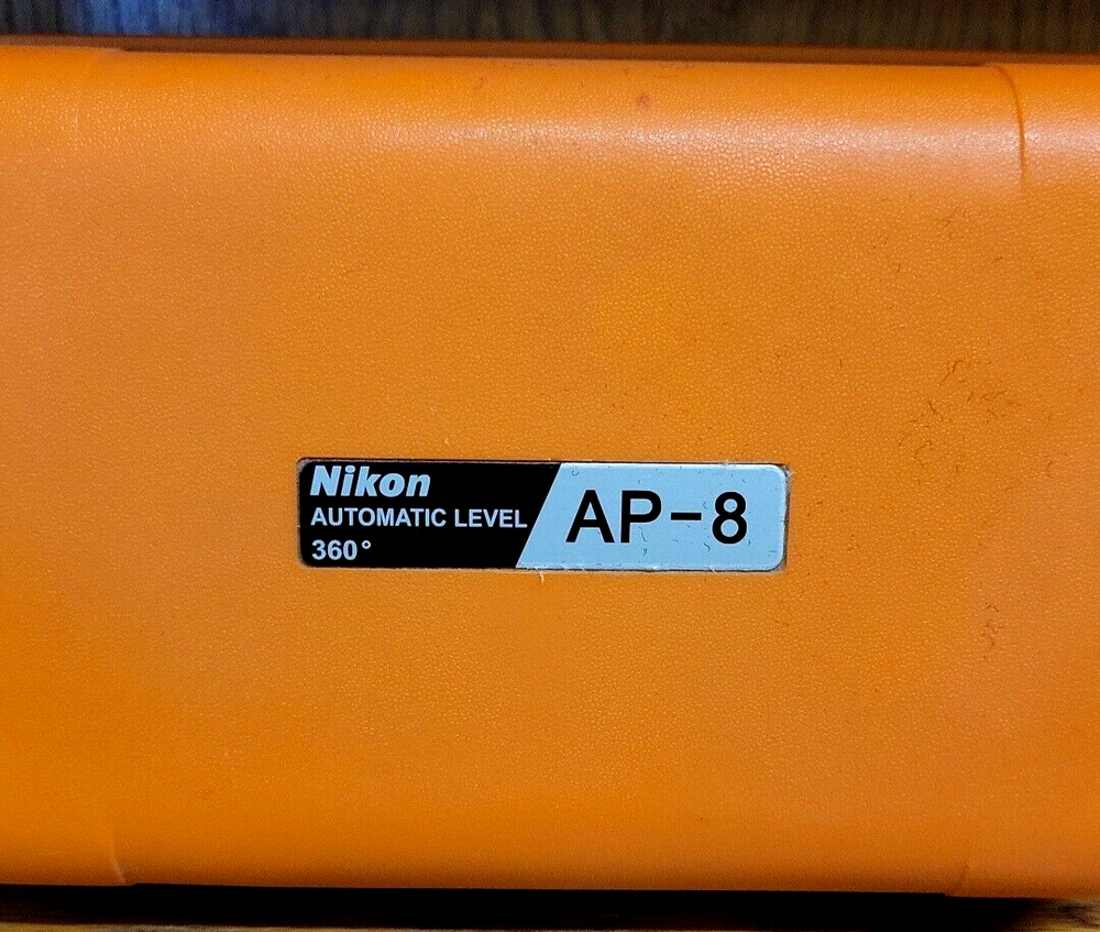 Nikon AP-8 Automatic Level 28x Magnification 360 Degrees, Tripod, Grade Tool