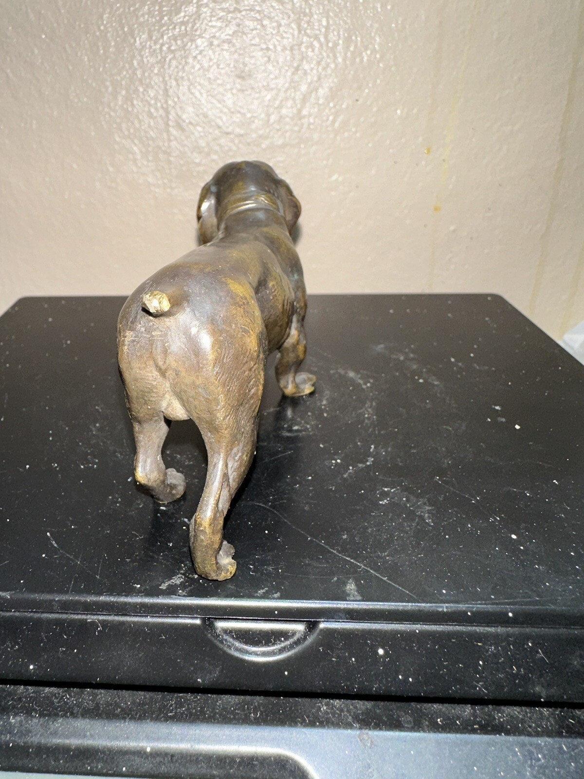 Wonderful Antique Bronze Dog