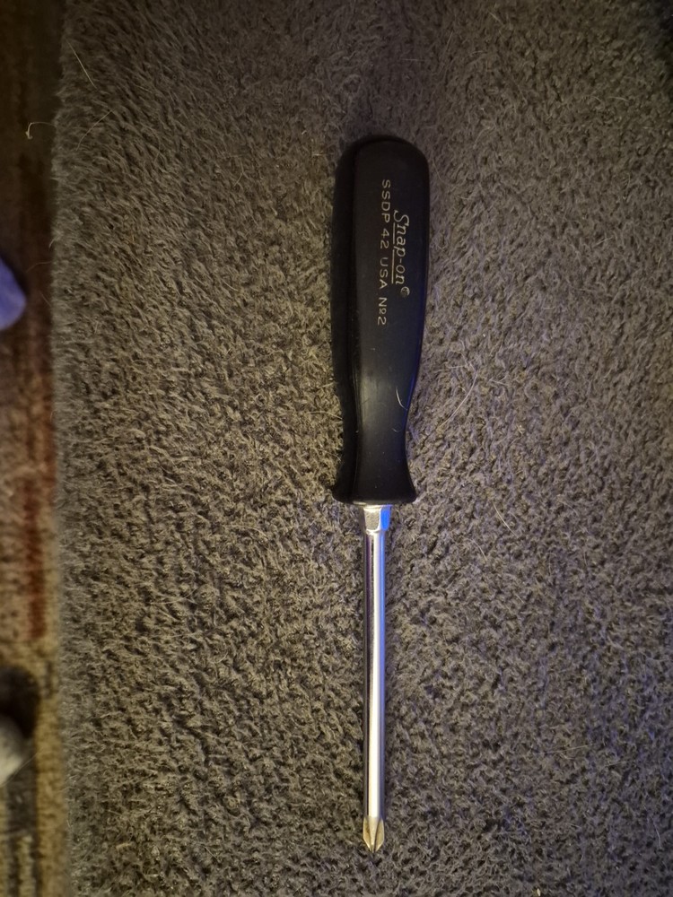 Snap-on Tools  #2 Phillips Tip Screwdriver, Black Shaft/Handle, SSDP42