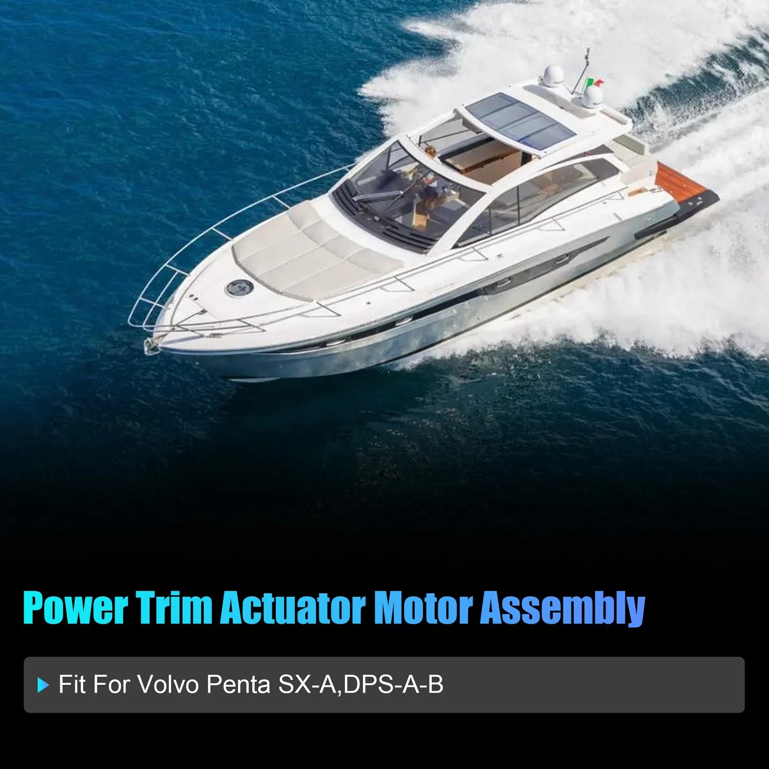 21945915 New Power Trim Actuator Motor Assembly Fit Volvo Penta SX-A DPS-A-B