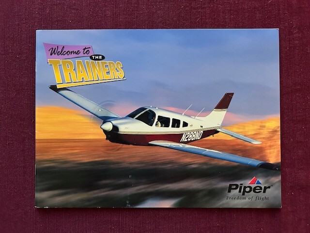 Piper Trainers 2001 Brochure