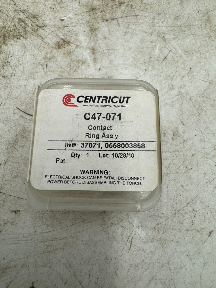 ESAB 0558003858 PLASMA CONTACT RING ASSEMBLY FOR PT-36