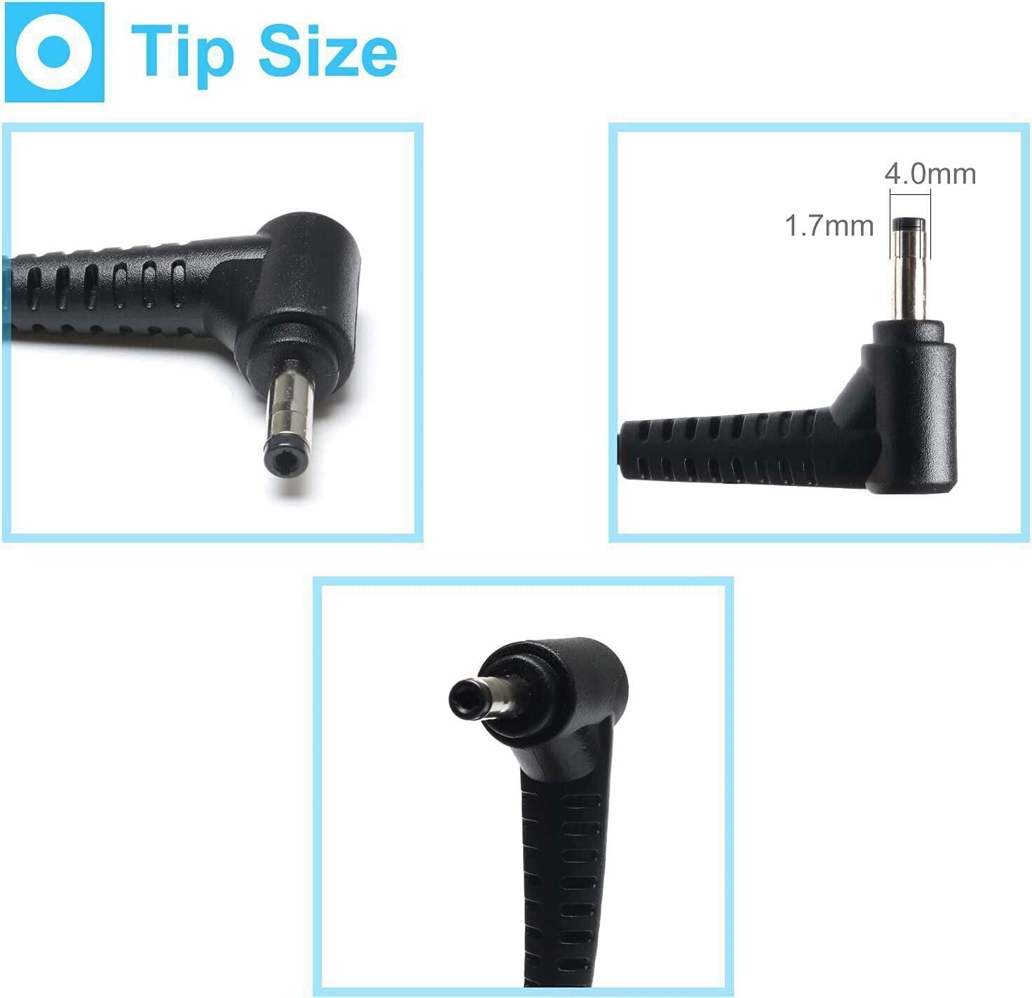 65W Laptop Charger Adapter Power Supply for Lenovo IdeaPad 3 S340 S145 330 320