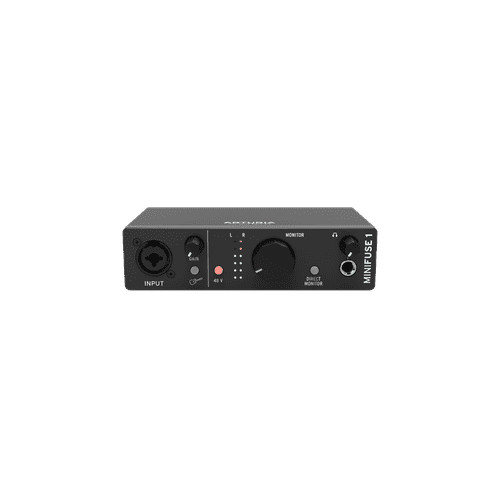 Arturia MiniFuse 1 Audio Interface (Black)