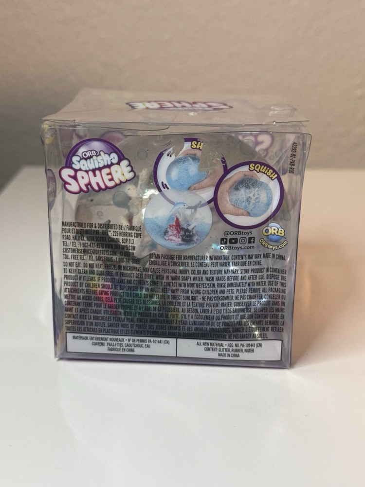 ORB™ Squish-O Sphere Squishy featuring a shark-themed scene inside 🦈