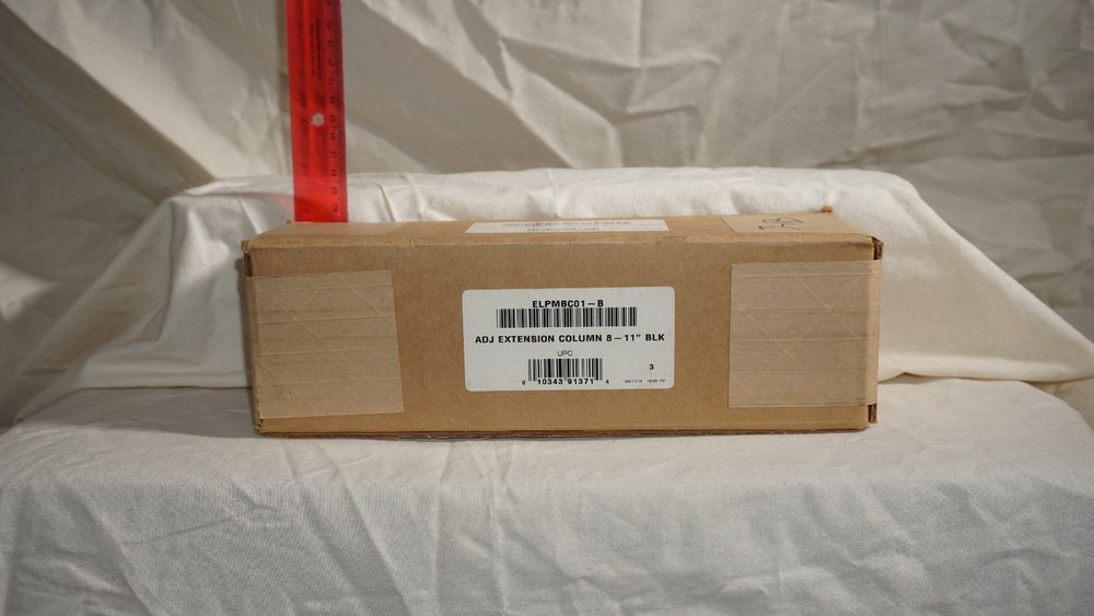 Peerless Adjustable extension column mount 8-11" black model# ELPMBC01 NEW MIB