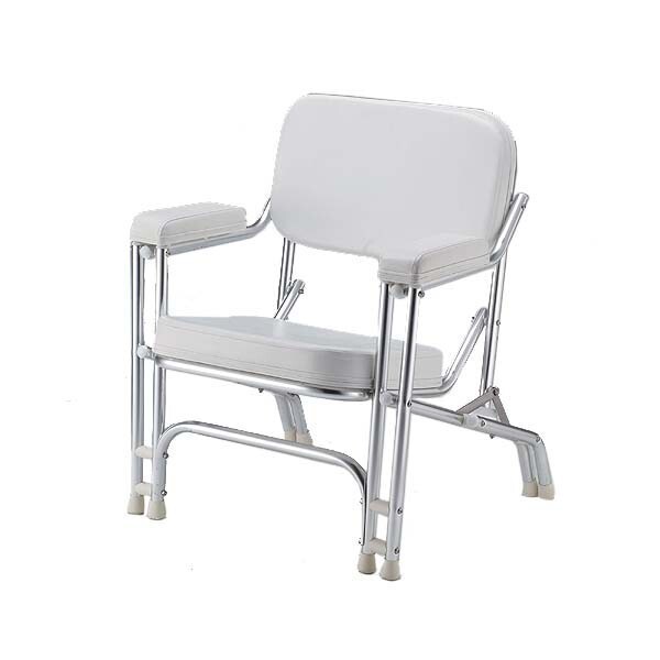 Padded Deck Chair Stainless Frame | 1-BC-26SS