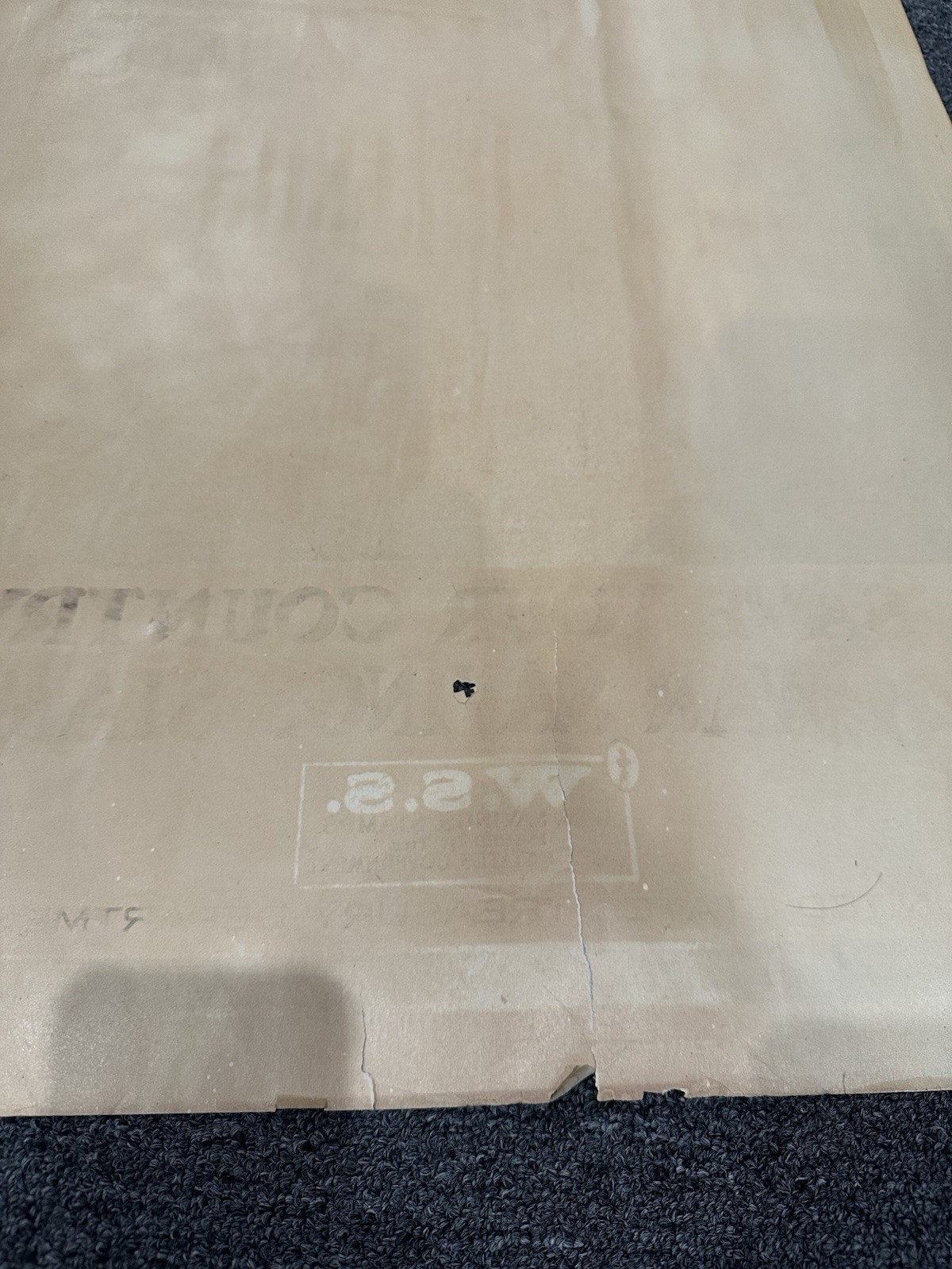 Original WW1 1918 JOAN OF ARC SAVED FRANCE Poster World War One 20”x30”