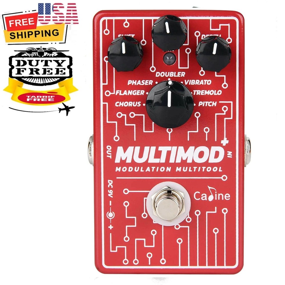 Caline CP-506 Multimod  Modulation Multi Tool Guitar Effect Pedal 7 Modes