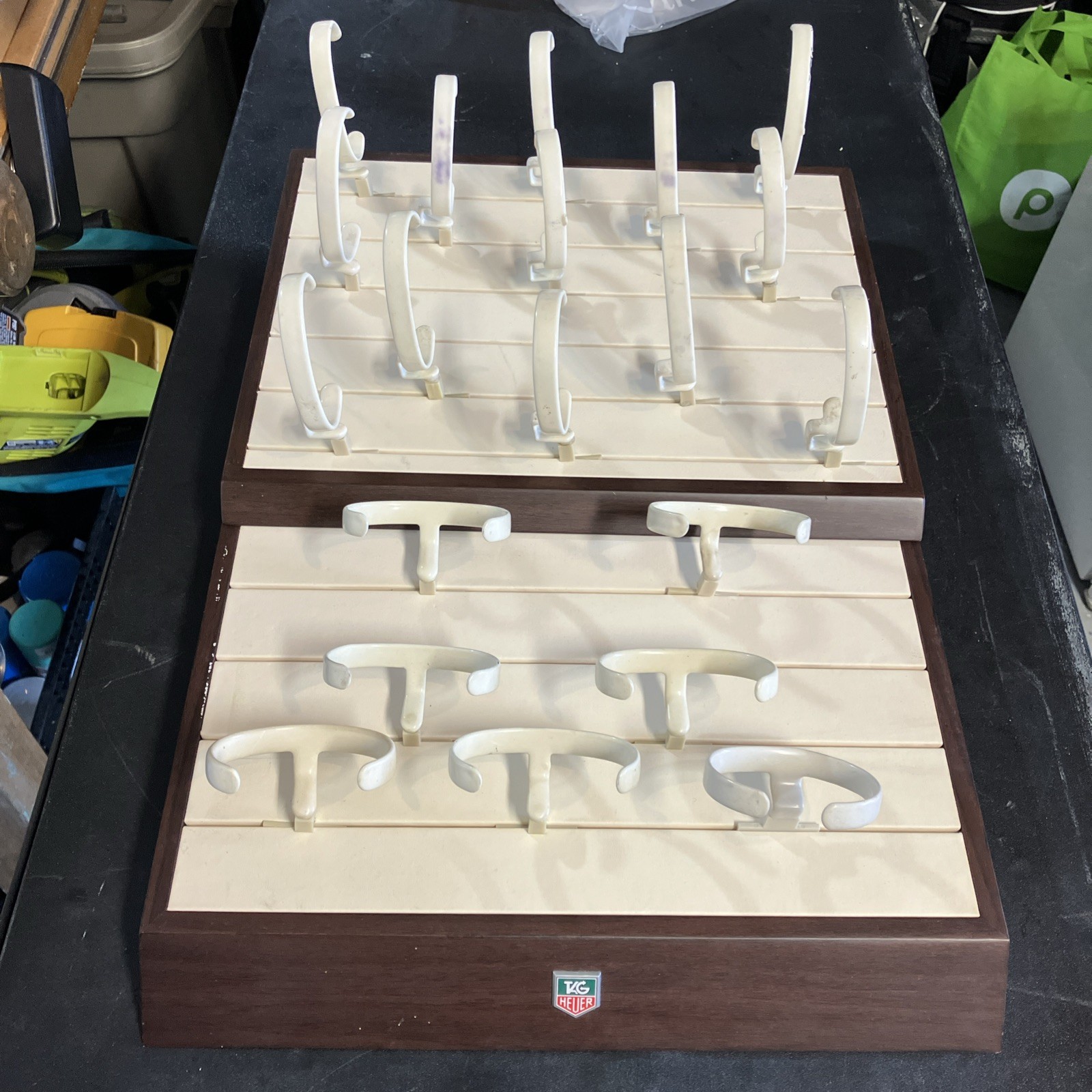 Tag Heuer Watch Display 14” X 25” Comes with 20 Collars