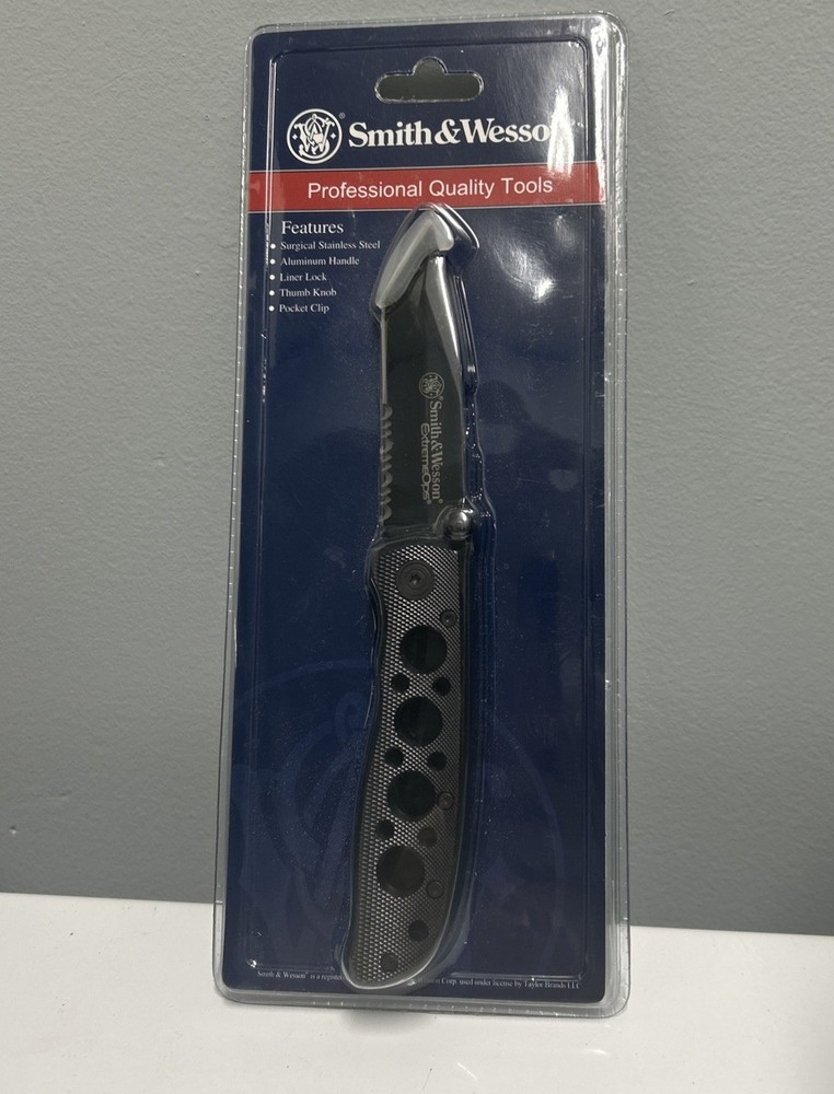 NEW Smith & Wesson CK5TBSCP Extm Ops Folding Knife, 3.2 In. Blade - Quantity 1