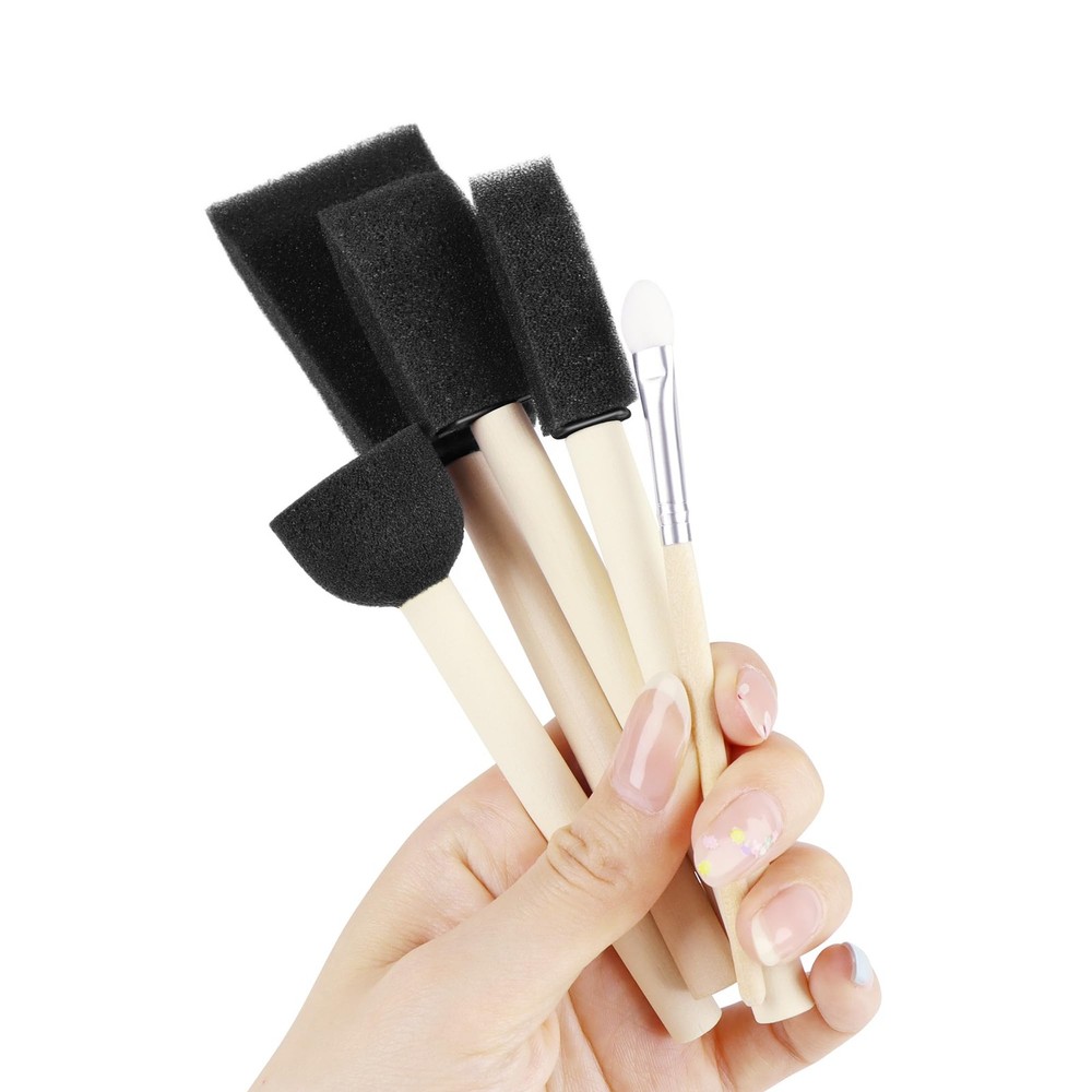 25 PCS XDT Foam Paint Brushes Sponge Set for Staining Crafting