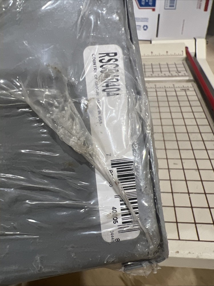 E.M. WIEGMANN PULL BOX RSC040404 4x4x4 RAINPROOF TYPE 3 GRAY