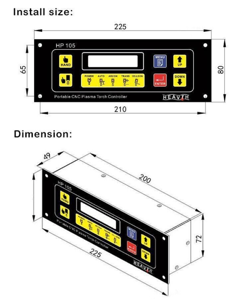 Height Regulator Plasma Height Controller Automatic Height Regulator CNC