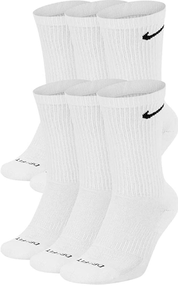 Nike Unisex Small 6 Pairs Drifit Socks