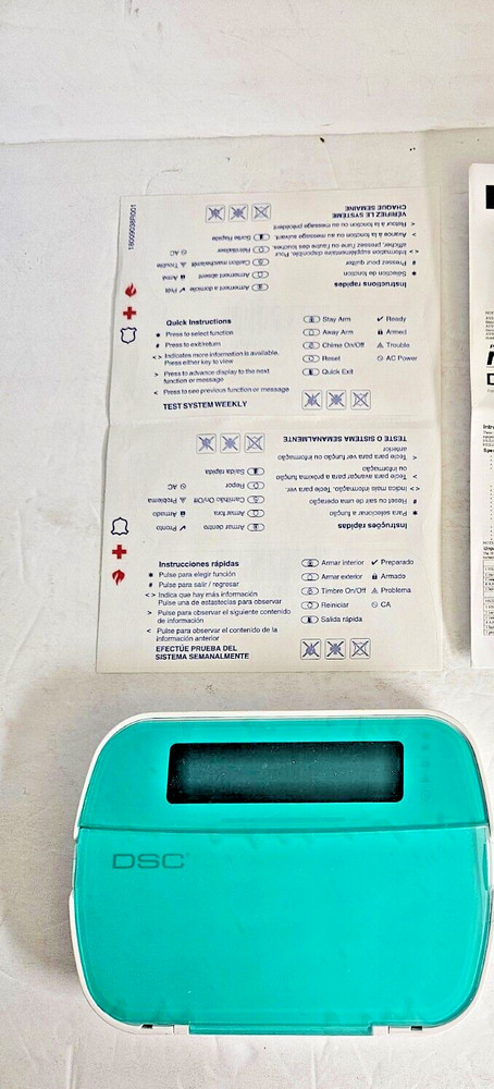 DSC HS2LCDWF9 PowerSeries Neo Wireless Full Message LCD Keypad NEW (Open Box)