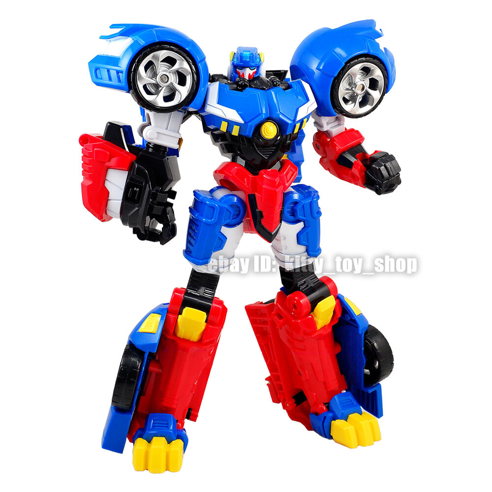 Kids Toy MiniForce Super Dino Power TYRANNO THUNDER Robot Car Bot Model Figure