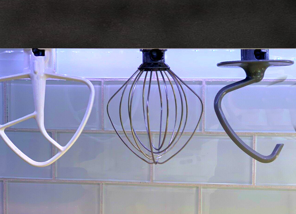 4-Pack Accessory Holder Organizer Storage Hanger Attachment Kitchen Aid Mixer