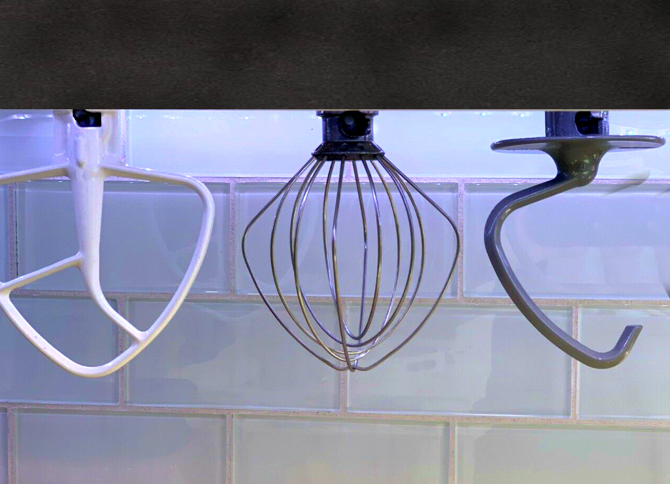4-Pack Accessory Holder Organizer Storage Hanger Attachment Kitchen Aid Mixer