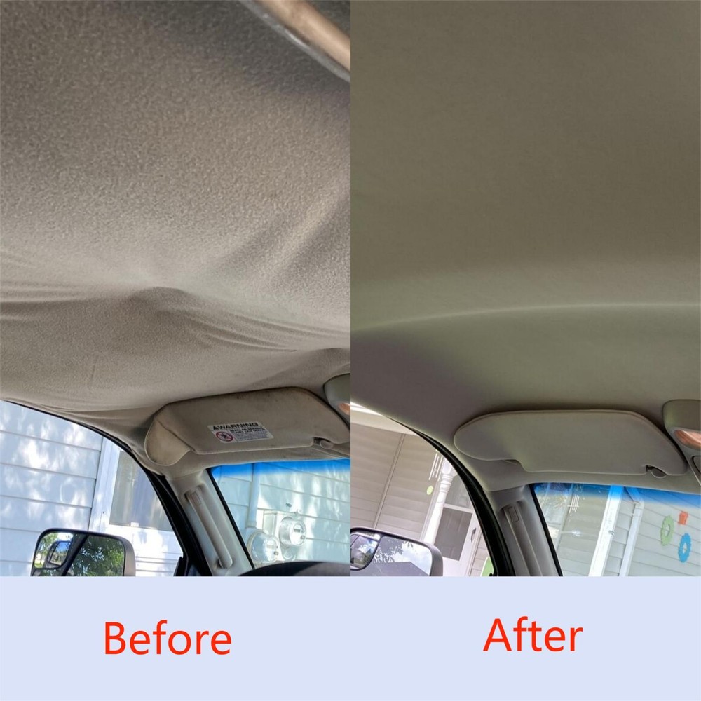 60" Width Foam Backing Headliner Fabric for Car Roof Ceiling Liner Replacement