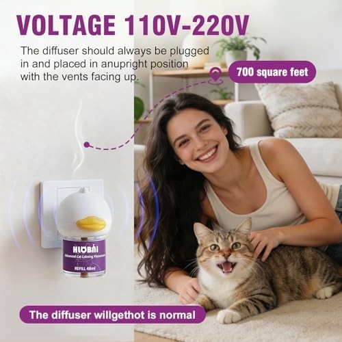 New Set MD Cat Diffuser with Pheromones – Helps Promote Calm Behavior – USA Made