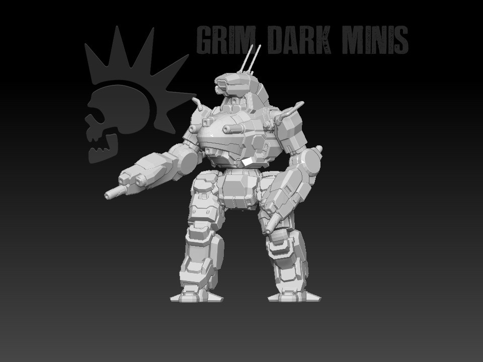 Annihilator - BT proxy mech MWO Tech 1/265 Battle Scale