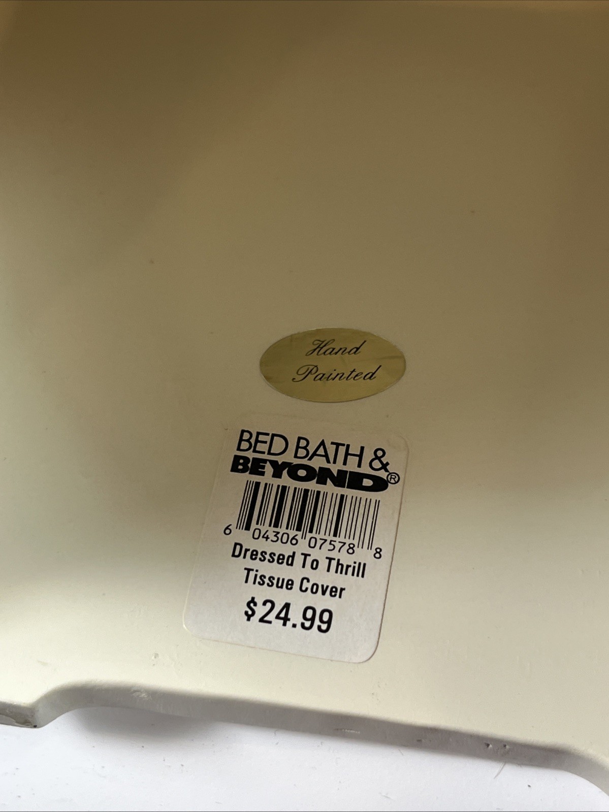 Vintage Accessories Dress To Thrill BedBath&Beyond Rare Tissue Box & Trash Can