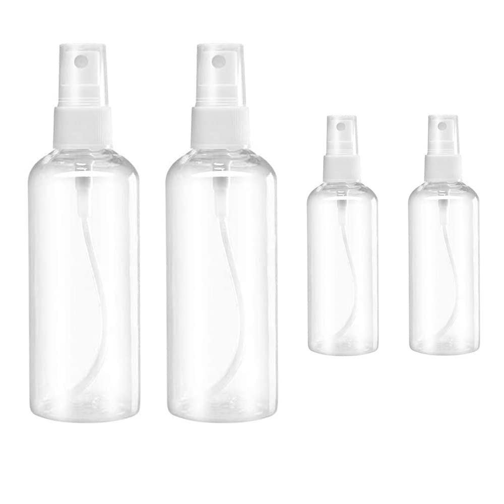 HAALII Small Spray Bottle, Bottles, Clear Empty Fine Mist Plastic