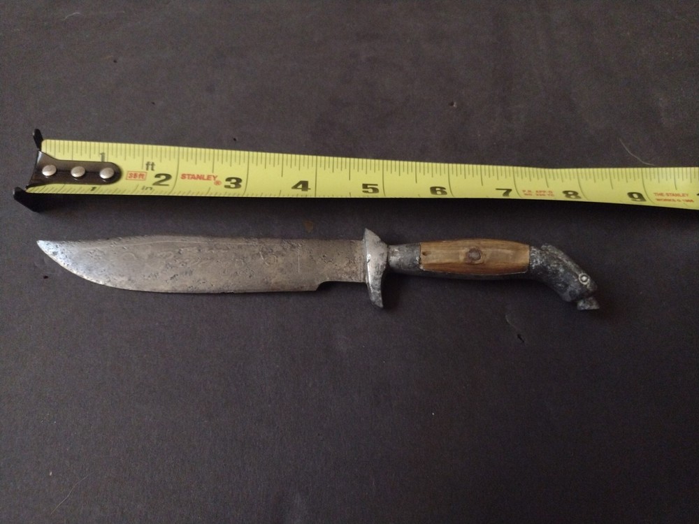 Fixed Eagle Head Vintage Dagger Made in Mexico