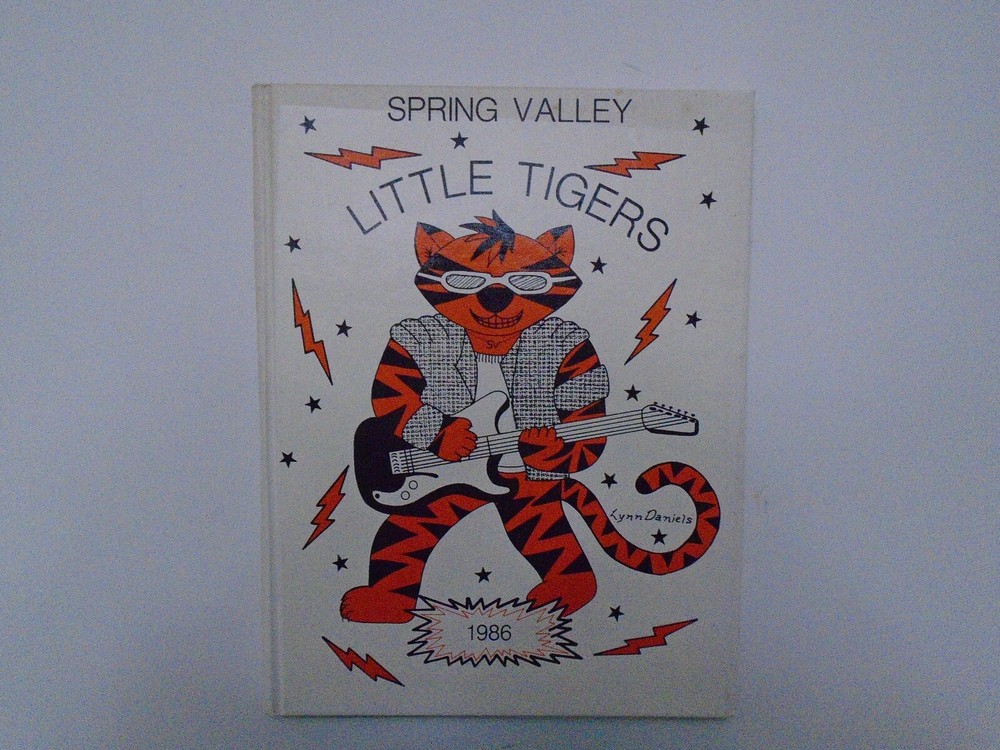Spring Valley Little Tigers Yearbook (1986, HC)
