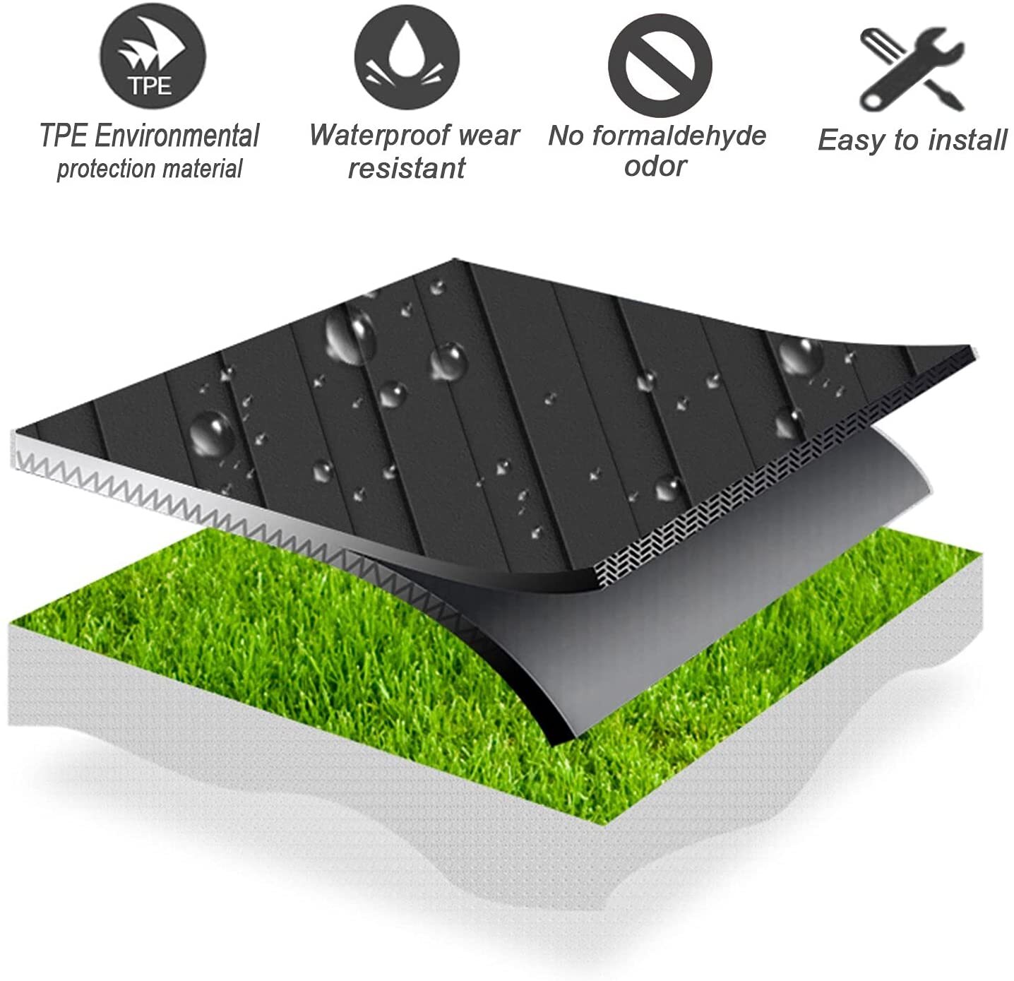 Floor Mats for Honda Civic 2006-2011 Sedan Front & Rear All Weather TPE Liner