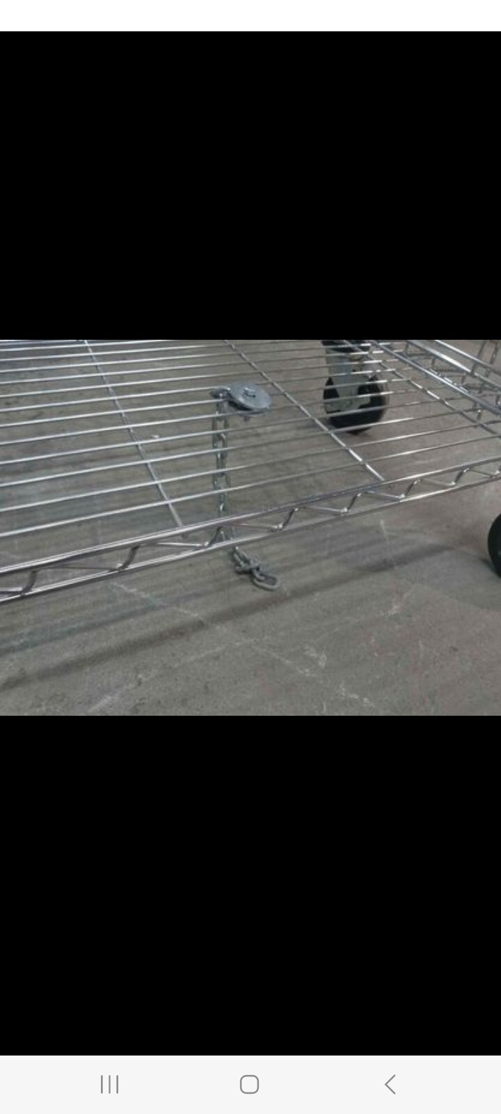 Nexel Side Load Wire Tray Cart with 19 Tray Capacity, 30"L x 18"W x 40"H