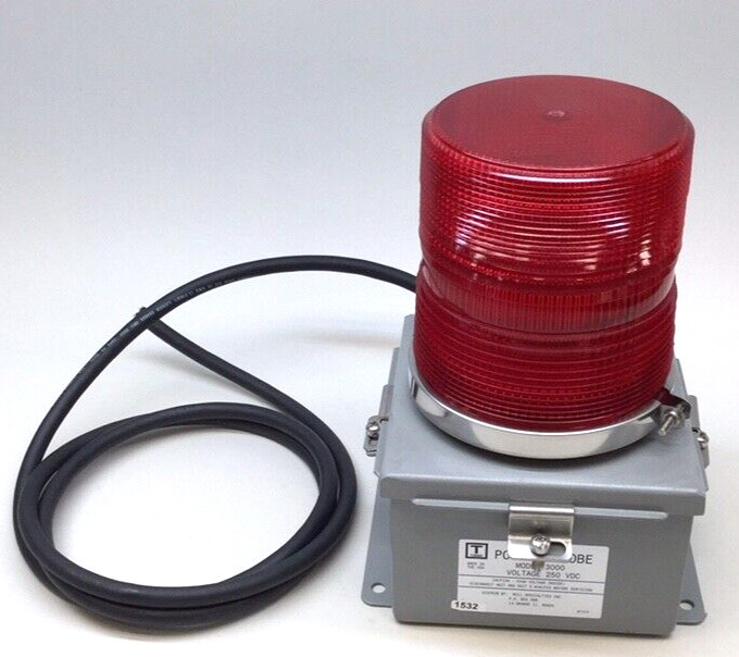 Tomar 3000 Power Strobe 250 VDC Red