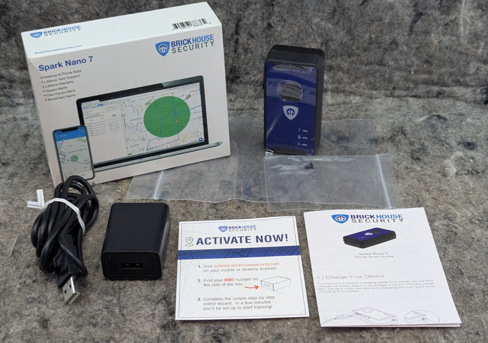 🔥New🔥 BrickHouse Security Spark Nano 7 4G Micro GPS Tracker