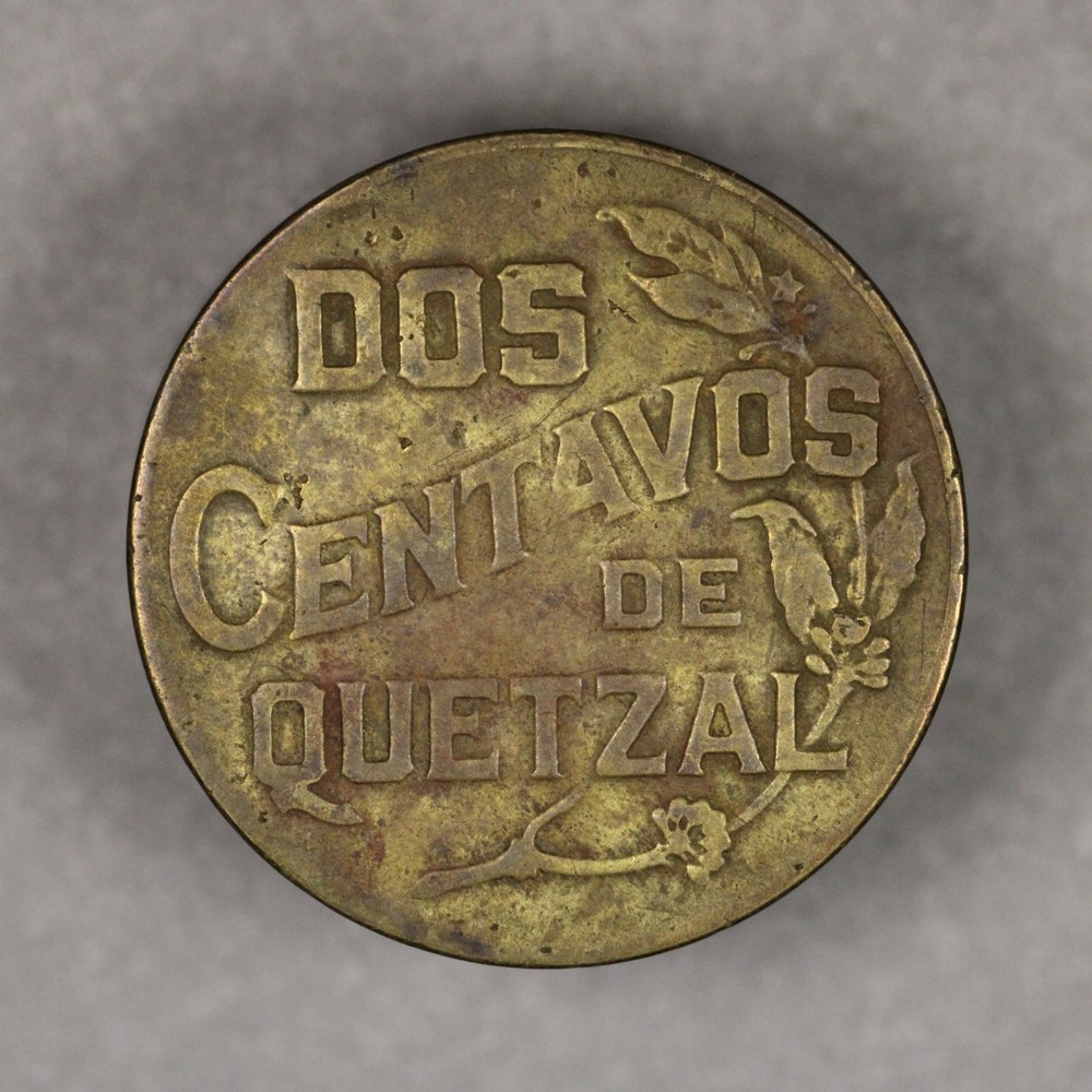1944 Guatemala 2 Centavos