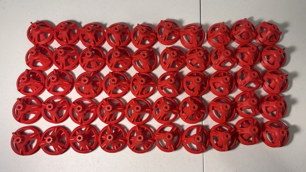 Spin Doctor Tile Lippage Control System Leveling Caps (Red) 100 Count Box