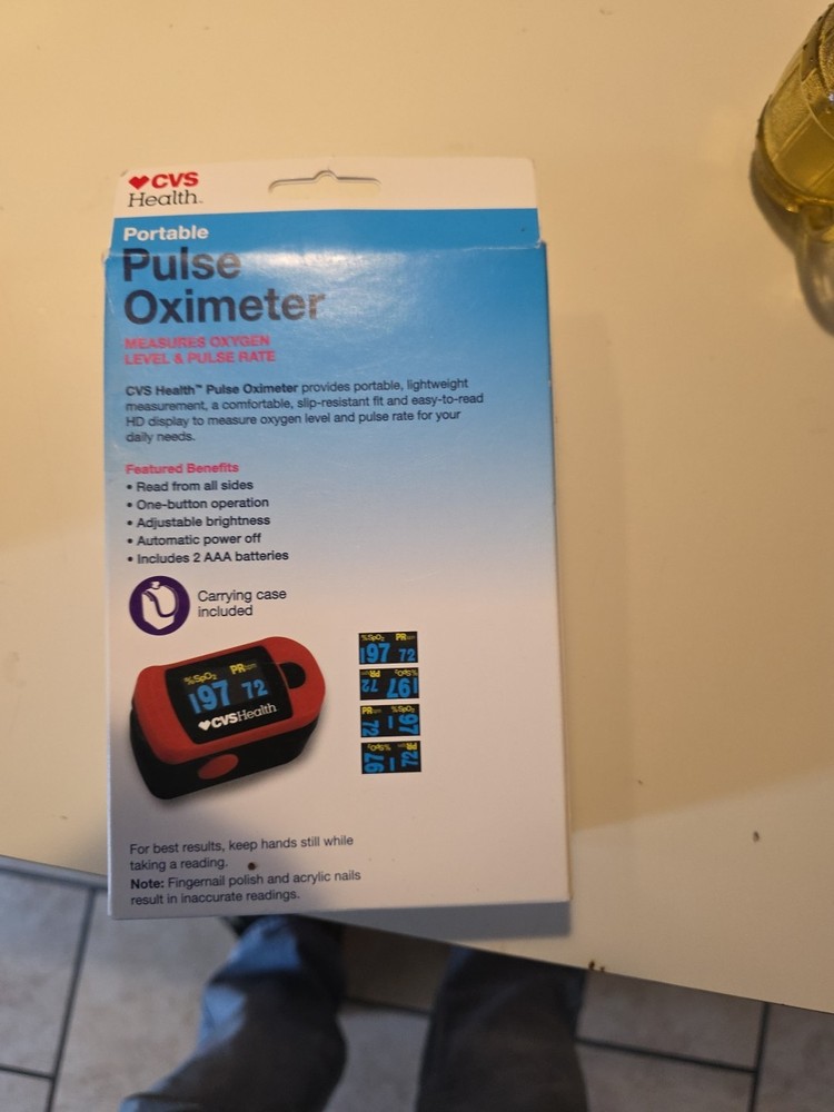 CVS 814854 Health Pulse Oximeter