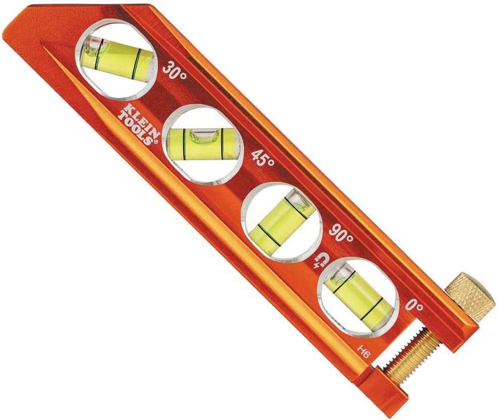 Professional 6-Inch Torpedo Level, High-Visibility Orange
