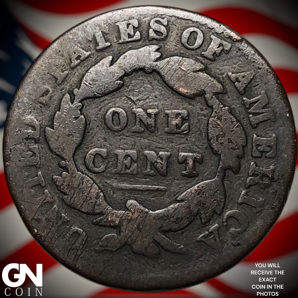 1833 Coronet Head Large Cent Z1078