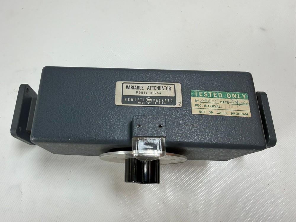 Hewlett Packard H375A Variable Attenuator 0-20 dB Waveguide Test Equipment