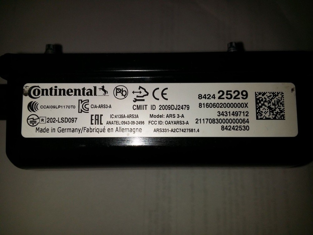 84242529 Cruise control radar module