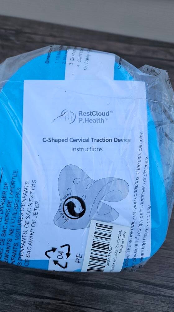 Cervical C - Shaped Traction Device Rest Cloud P. Health BB7