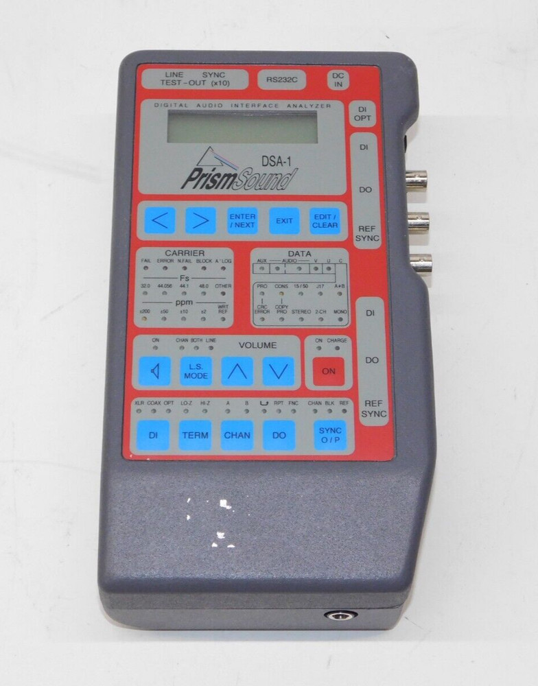 PrismSound DSA-1 Digital Audio Interface AES/EBU Signal Analyzer Generator UK