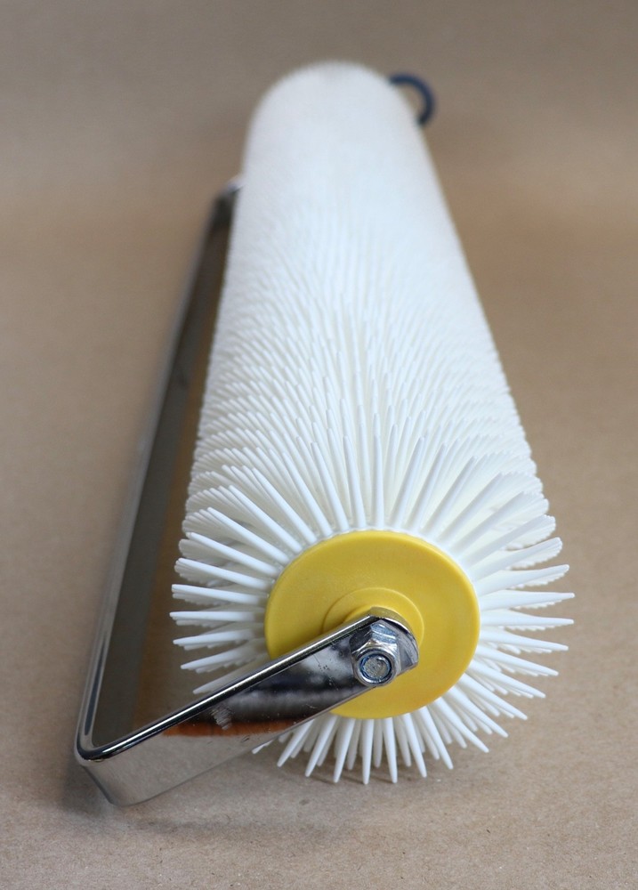 Spiked Screeding Compound Roller 19" Wide Flooring Leveling Tool Backsplash