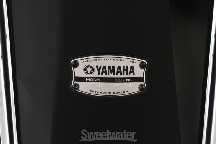 Yamaha Recording Custom Floor Tom - 15" x 16" Solid Black