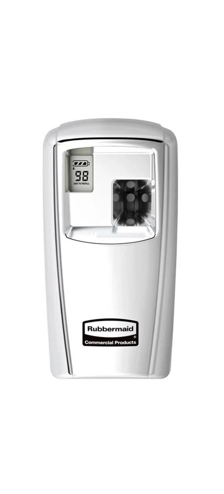 Chrome Rubbermaid Microburst 3000 Dispenser W/ LumeCel Tech