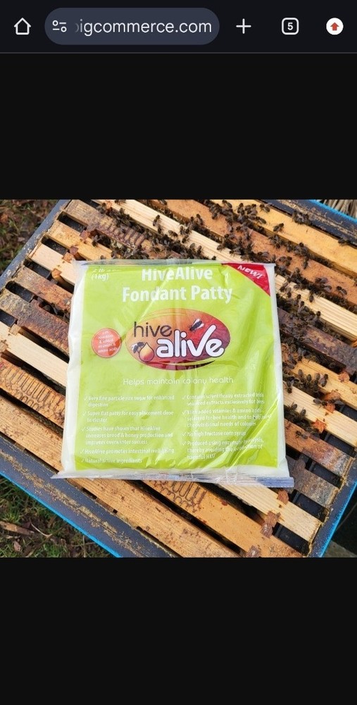 Hive Alive fondant patty