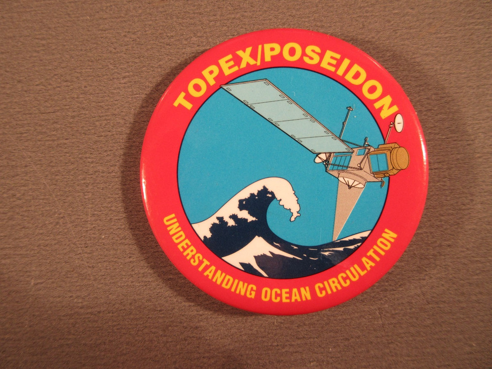 NASA TOPEX/POSEIDON Understanding Ocean Circulation Pinback