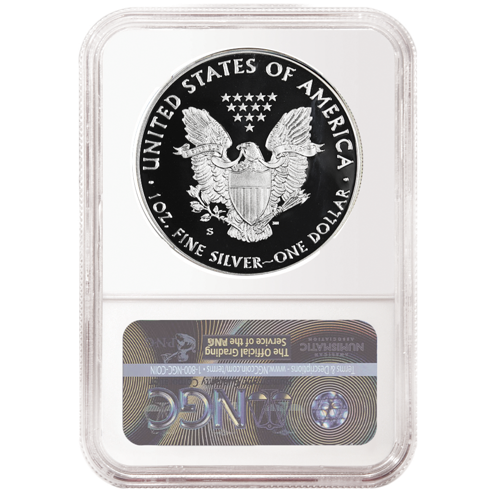 2020-S Proof $1 American Silver Eagle NGC PF69UC Brown Label