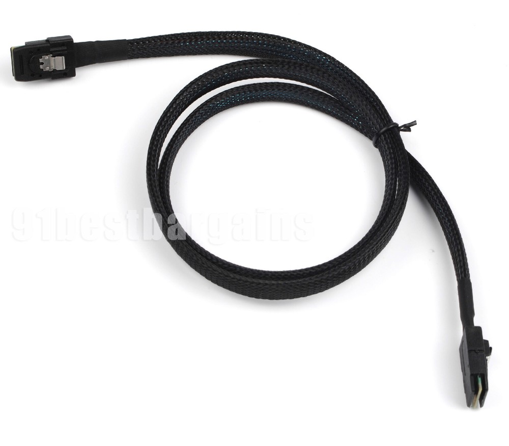 2Pcs SFF-8087 to SFF-8087 Internal Mini SAS 36Pin Server Hard Disk RAID Cable 1m